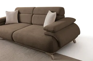 Kelnor 3-sits Soffa 246x81x97 cm - Jord - Möbler - Vardagsrum - Soffor - 3-sits soffor
