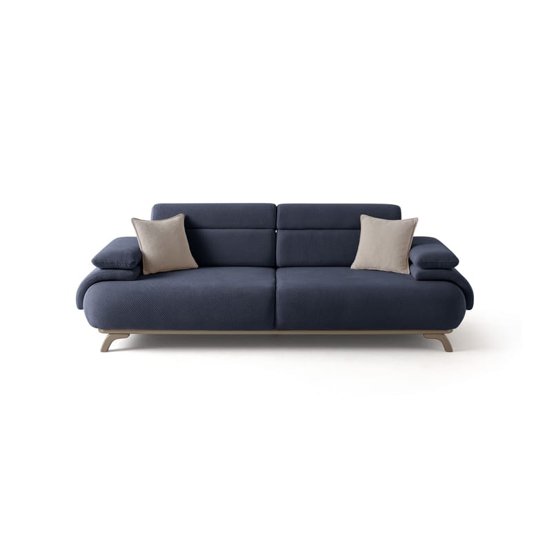 Kelnor 3-sits Soffa 246x81x97 cm - Marinblå - Möbler - Vardagsrum - Soffor - 3-sits soffor
