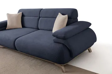 Kelnor 3-sits Soffa 246x81x97 cm - Marinblå - Möbler - Vardagsrum - Soffor - 3-sits soffor