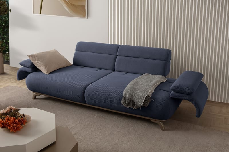 Kelnor 3-sits Soffa 246x81x97 cm - Marinblå - Möbler - Vardagsrum - Soffor - 3-sits soffor