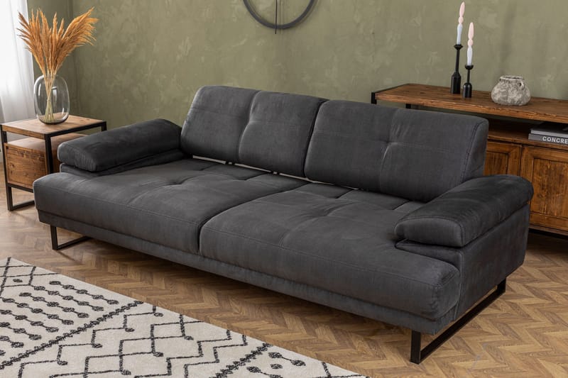 Kitimat Soffa 3-sits - Antracit - Möbler - Vardagsrum - Soffor - 3-sits soffor
