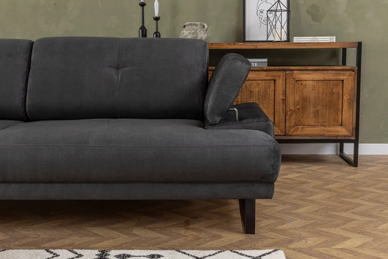 Kitimat Soffa 3-sits - Antracit - Möbler - Vardagsrum - Soffor - 3-sits soffor