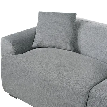 3-sits soffa Korio - Grå, svart - Möbler - Vardagsrum - Soffor - 3-sits soffor