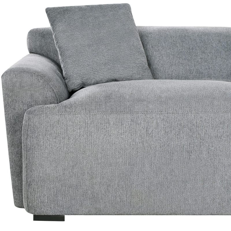 3-sits soffa Korio - Grå, svart - Möbler - Vardagsrum - Soffor - 3-sits soffor