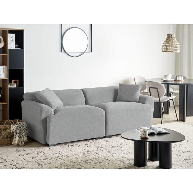 3-sits soffa Korio - Grå, svart - Möbler - Vardagsrum - Soffor - 3-sits soffor