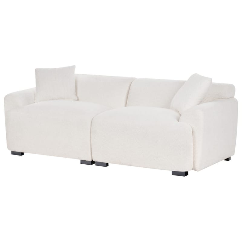 3-sits soffa Korio - Vit, Svart - Möbler - Vardagsrum - Soffor - 3-sits soffor