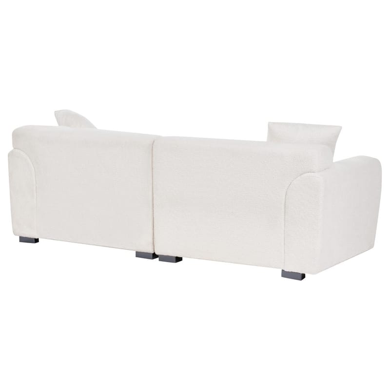 3-sits soffa Korio - Vit, Svart - Möbler - Vardagsrum - Soffor - 3-sits soffor