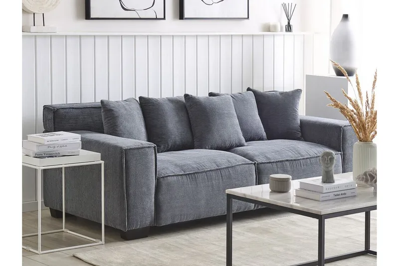 Lahall 3-sits Soffa - Mörkgrå - Möbler - Vardagsrum - Soffor - 3-sits soffor