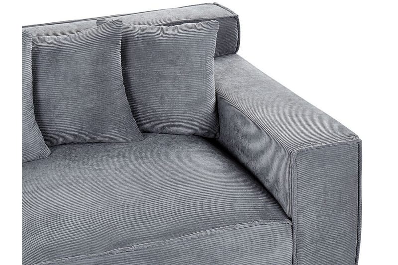 Lahall Manchestersoffa 200 cm - Grå - Möbler - Vardagsrum - Soffor - 3-sits soffor