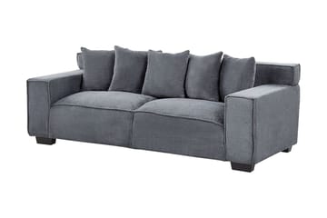 Lahall Manchestersoffa 200 cm - Grå - Möbler - Vardagsrum - Soffor - 3-sits soffor