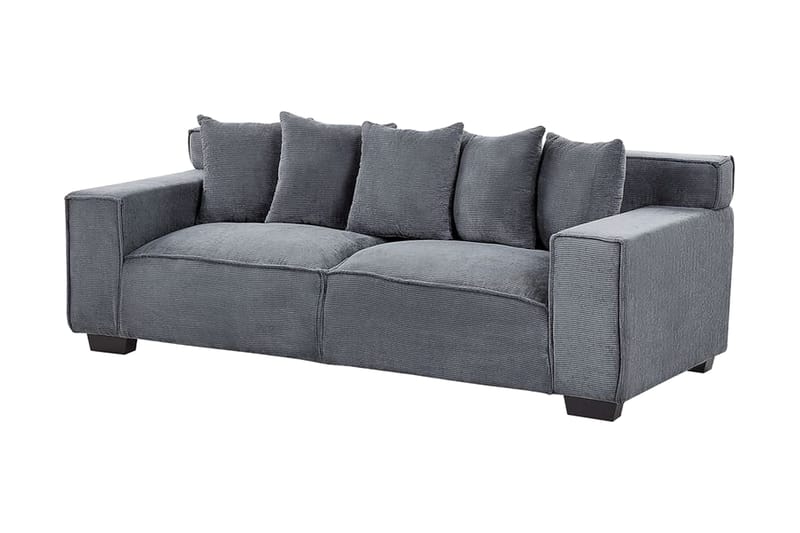 Lahall Manchestersoffa 200 cm - Grå - Möbler - Vardagsrum - Soffor - 3-sits soffor