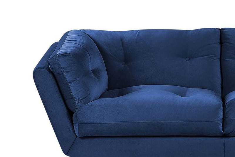 Lenvik 3-sits Soffa - Sammet/Blå - Möbler - Vardagsrum - Soffor - 3-sits soffor