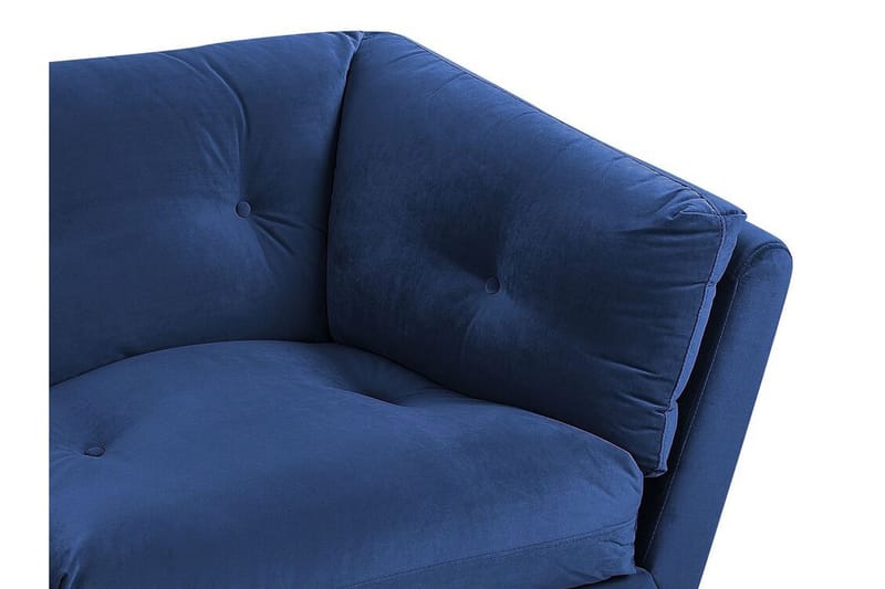 Lenvik 3-sits Soffa - Sammet/Blå - Möbler - Vardagsrum - Soffor - 3-sits soffor