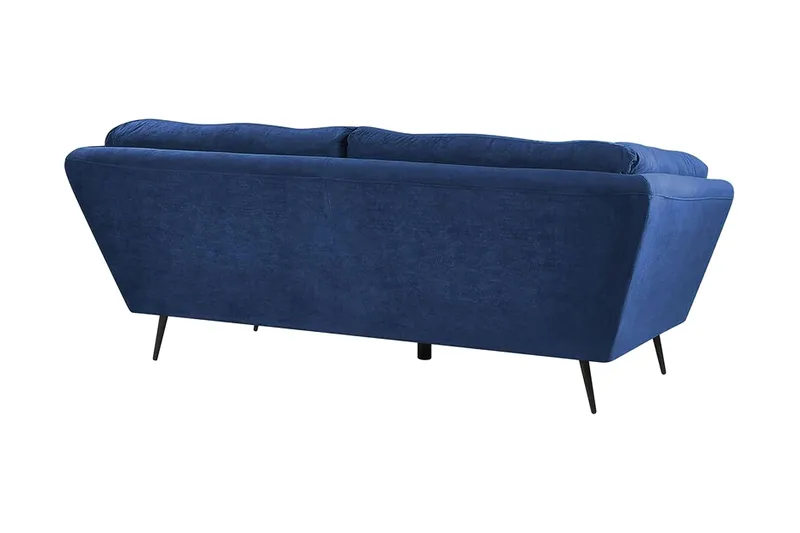 Lenvik 3-sits Soffa - Sammet/Blå - Möbler - Vardagsrum - Soffor - 3-sits soffor