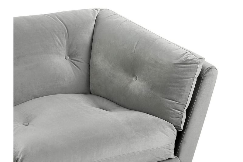 Lenvik 3-sits Soffa - Sammet/Grå - Möbler - Vardagsrum - Soffor - 3-sits soffor