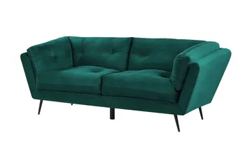 Lenvik 3-sits Soffa - Sammet/Grön - Möbler - Vardagsrum - Soffor - 3-sits soffor