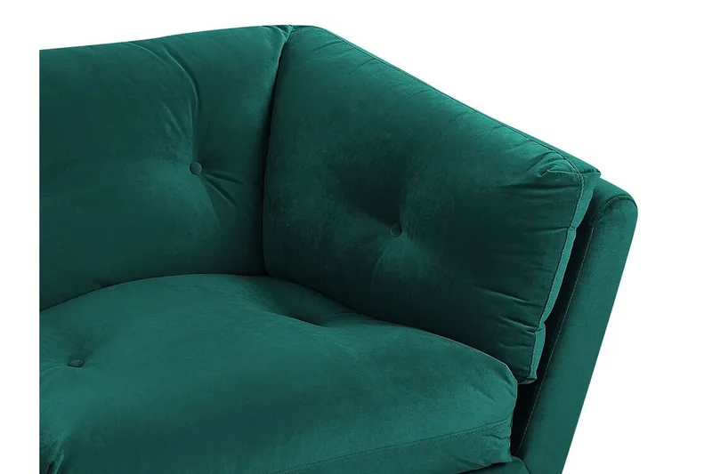 Lenvik 3-sits Soffa - Sammet/Grön - Möbler - Vardagsrum - Soffor - 3-sits soffor