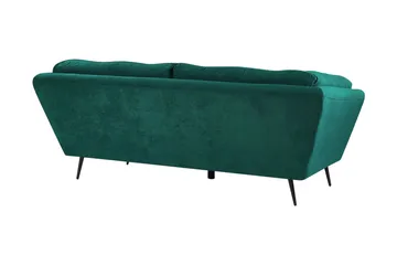 Lenvik 3-sits Soffa - Sammet/Grön - Möbler - Vardagsrum - Soffor - 3-sits soffor
