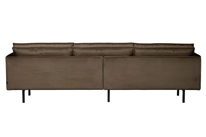 Lissbon 3-sits Sammetssoffa - Taupe - Möbler - Vardagsrum - Soffor - 3-sits soffor