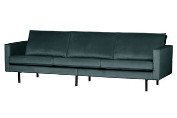 Lissbon 3-sits Soffa Sammet - Blågrön - Möbler - Vardagsrum - Soffor - 3-sits soffor