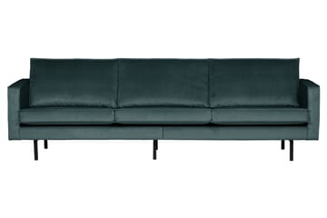 Lissbon 3-sits Soffa Sammet - Blågrön - Möbler - Vardagsrum - Soffor - 3-sits soffor