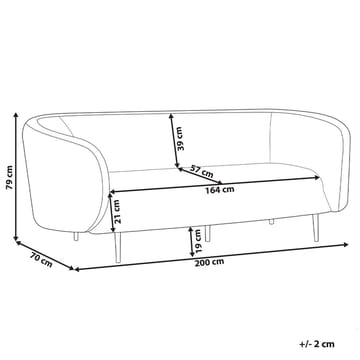 3-sits soffa Loen - Möbler - Vardagsrum - Soffor - 3-sits soffor