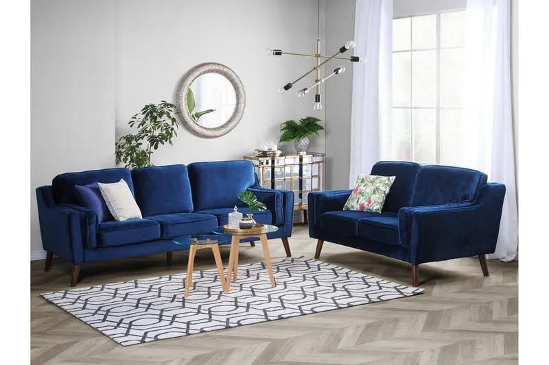 Lokka Soffa 3 Sits - Blå - Möbler - Vardagsrum - Soffor - 3-sits soffor