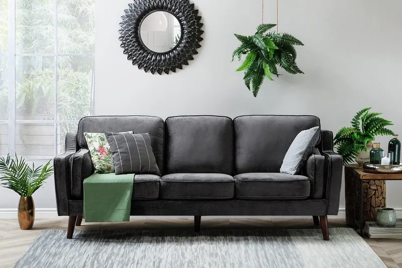 Lokka Soffa 3 Sits - Grå - Möbler - Vardagsrum - Soffor - 3-sits soffor