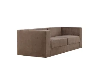 Lumi 3-sits Soffa - Brun - Möbler - Vardagsrum - Soffor - 3-sits soffor