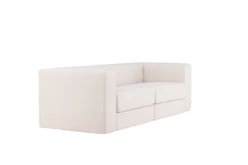 Lumi 3-sits Soffa - Vit - Möbler - Vardagsrum - Soffor - 3-sits soffor