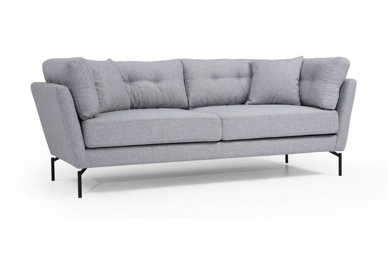 MAILAH 3-Sits Soffa Grå - Möbler - Vardagsrum - Soffor - 3-sits soffor