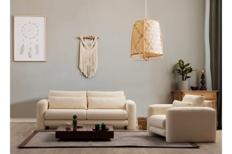 Makhan Soffa 3-sits - Beige - Möbler - Vardagsrum - Soffor - 3-sits soffor