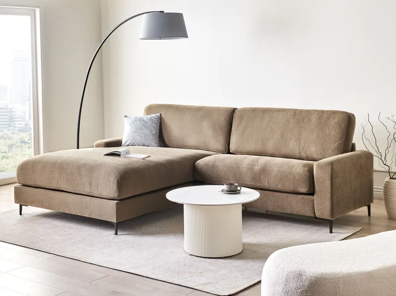 3-sits soffa Maloy Högervänd - Brun - Möbler - Vardagsrum - Soffor - Divansoffa & schäslong