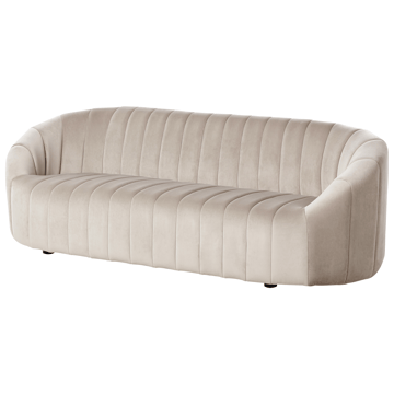 3-sits soffa Malung - Beige - Möbler - Vardagsrum - Soffor - Sammetssoffor