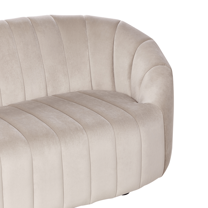 3-sits soffa Malung - Beige - Möbler - Vardagsrum - Soffor - Sammetssoffor