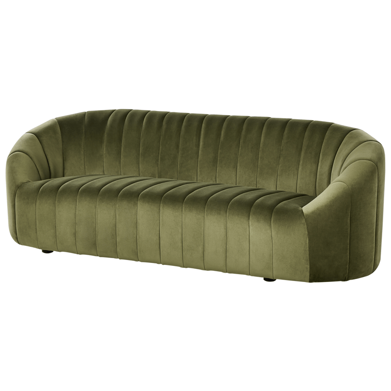 3-sits soffa Malung - Mörkgrön - Möbler - Vardagsrum - Soffor - Sammetssoffor
