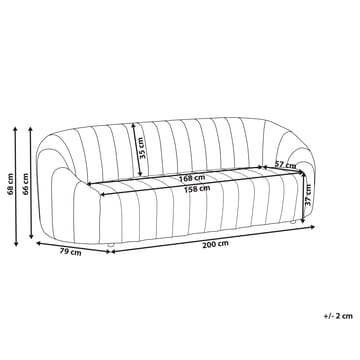 3-sits soffa Malung - Mörkgrön - Möbler - Vardagsrum - Soffor - Sammetssoffor