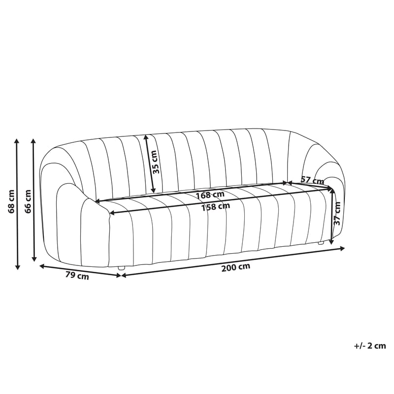 3-sits soffa Malung - Mörkgrön - Möbler - Vardagsrum - Soffor - Sammetssoffor