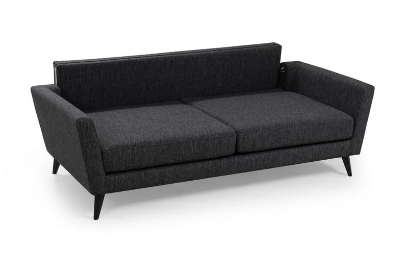 Mangia 3-sits Bäddsoffa 93x178 cm i Tyg - Antracit - Möbler - Vardagsrum - Bäddsoffor - 3-sits bäddsoffa