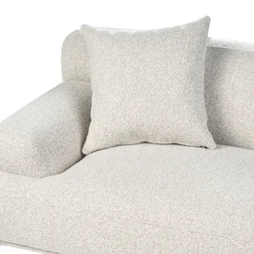 3-sits soffa Matila i Bouclé - Vit - Möbler - Vardagsrum - Soffor - 3-sits soffor