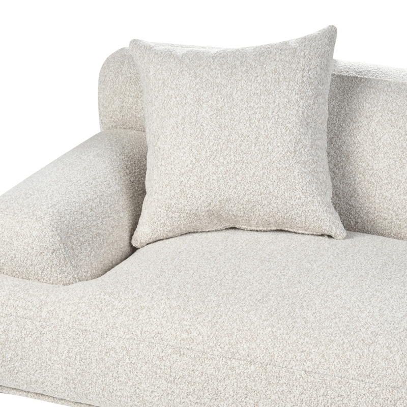 3-sits soffa Matila i Bouclé - Vit - Möbler - Vardagsrum - Soffor - 3-sits soffor