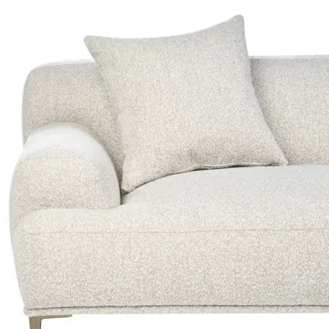 3-sits soffa Matila i Bouclé - Vit - Möbler - Vardagsrum - Soffor - 3-sits soffor