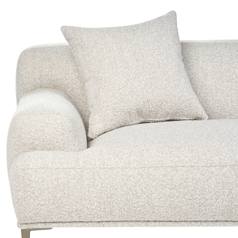 3-sits soffa Matila i Bouclé - Vit - Möbler - Vardagsrum - Soffor - 3-sits soffor