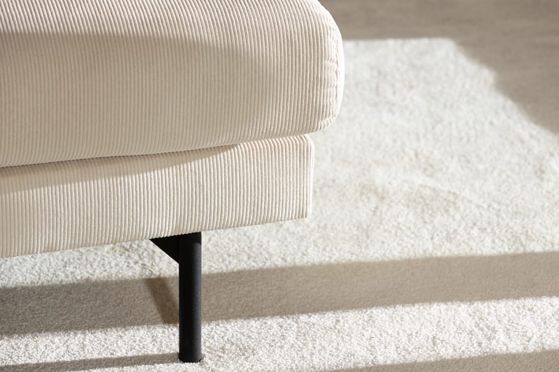 Menard 3-sits Djup Manchestersoffa - Beige - Möbler - Vardagsrum - Soffor - 3-sits soffor