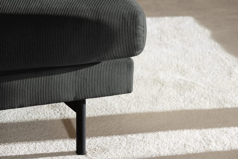 Menard 3-sits Djup Manchestersoffa - Grå - Möbler - Vardagsrum - Soffor - 3-sits soffor