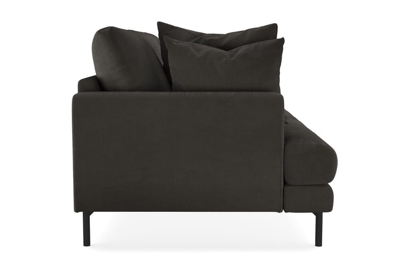 Menard 3-sits Djup Manchestersoffa - Mörkgrå - Möbler - Vardagsrum - Soffor - 3-sits soffor