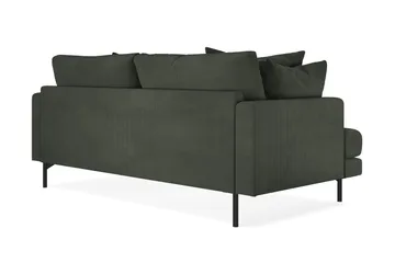 Menard 3-sits Djup Manchestersoffa - Mörkgrön - Möbler - Vardagsrum - Soffor - 3-sits soffor