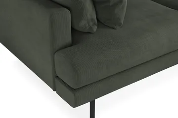 Menard 3-sits Djup Manchestersoffa - Mörkgrön - Möbler - Vardagsrum - Soffor - 3-sits soffor