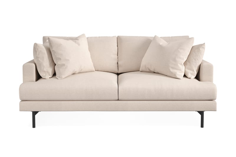 Menard 3-sits Djup Tygsoffa 205 cm bred - Beige - Möbler - Vardagsrum - Soffor - 3-sits soffor