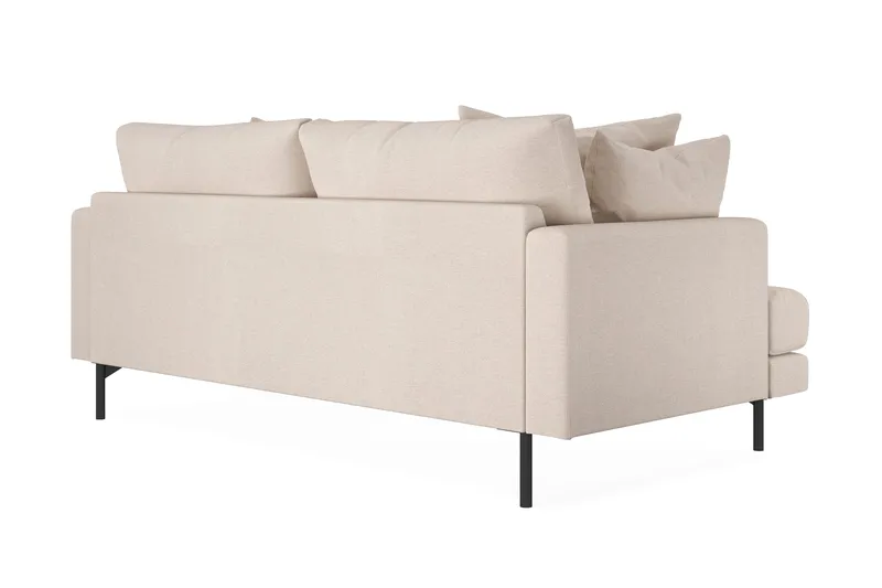 Menard 3-sits Djup Tygsoffa 205 cm bred - Beige - Möbler - Vardagsrum - Soffor - 3-sits soffor